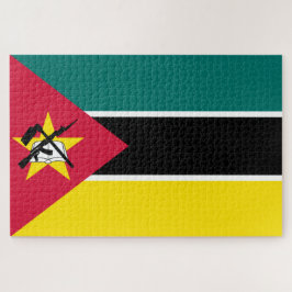 Quebra-cabeça Bandeira de Moçambique (Bandeira Nacional)