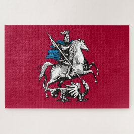 Quebra-cabeça Bandeira de Moscou (capital russa)