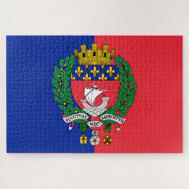 Quebra-cabeça Bandeira de Paris (França)