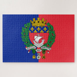 Quebra-cabeça Bandeira de Paris (França)