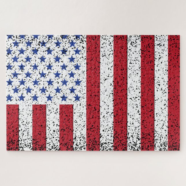 Quebra-cabeça Bandeira de Paz Americana - Nacional Americano (Horizontal)