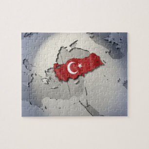 Quebra-cabeça Bandeira de Turquia