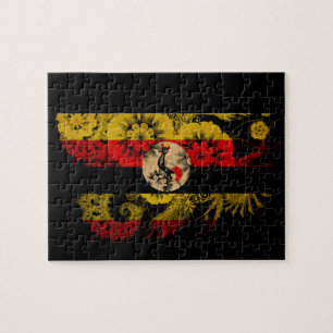 Quebra-cabeça Bandeira de Uganda