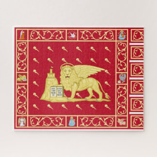 Quebra-cabeça Bandeira de Veneza, Itália (Veneza, Vêneto, Itália