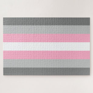 Quebra-cabeça Bandeira Demigirl (Orgulho da Menina Demi) (Identi