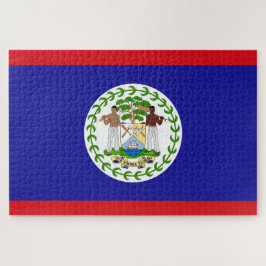 Quebra-cabeça Bandeira do Belize