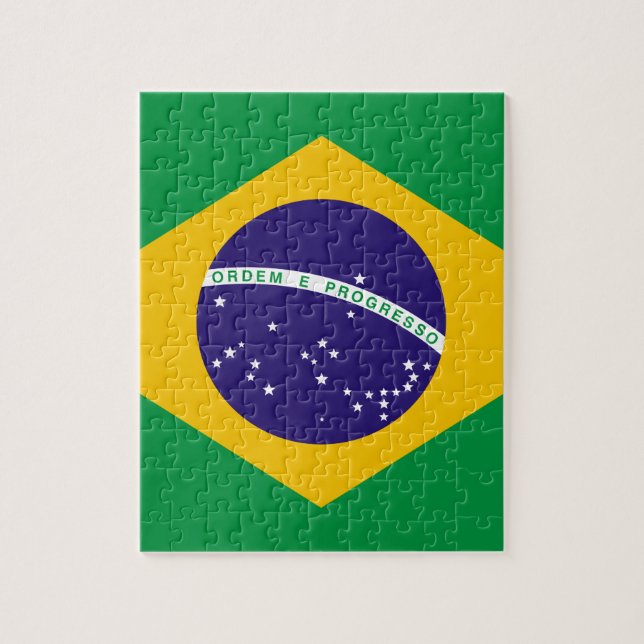 Quebra-cabeça Bandeira do Brasil (Vertical)