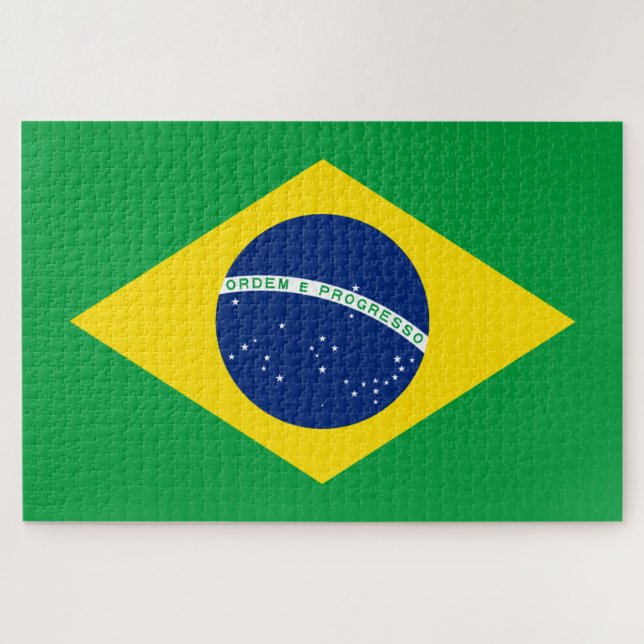 Quebra-cabeça Bandeira do Brasil (Horizontal)