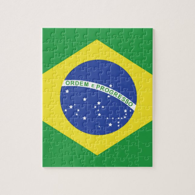 Quebra-cabeça Bandeira do Brasil (Vertical)