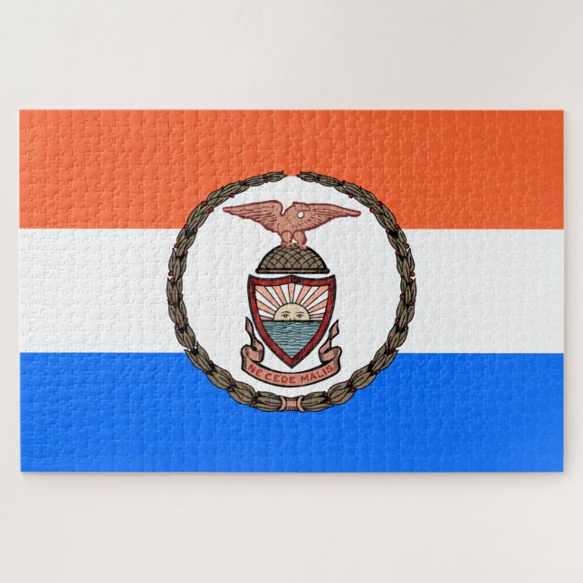 Quebra-cabeça Bandeira do Bronx (Borough in Nova Iorque) (Horizontal)