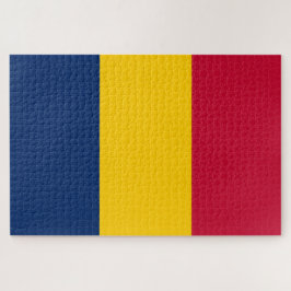 Quebra-cabeça Bandeira do Chade (País Africano)
