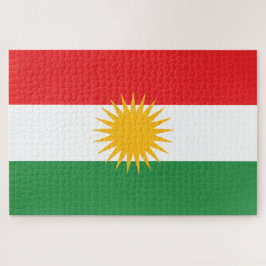 Quebra-cabeça Bandeira do Curdistão