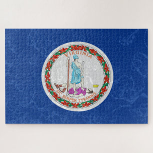 Quebra-cabeça Bandeira do Estado da Virgínia