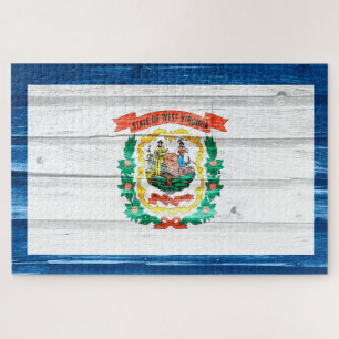 Quebra-cabeça Bandeira do Estado da Virgínia Ocidental
