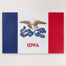Quebra-cabeça Bandeira do Estado de Iowa