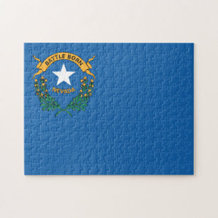Quebra-cabeça Bandeira do Estado de Nevada, EUA