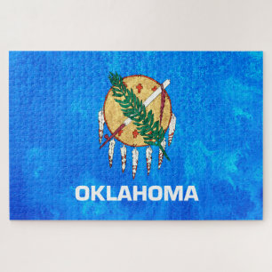 Quebra-cabeça Bandeira do Estado de Oklahoma