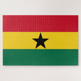 Quebra-cabeça Bandeira do Gana