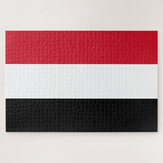 Quebra-cabeça Bandeira do Iémen (Horizontal)