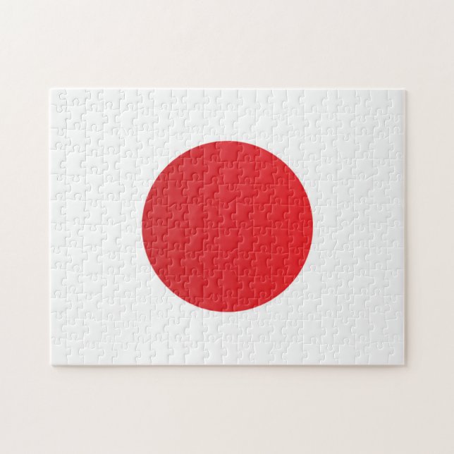 Quebra-cabeça Bandeira do Japão (Horizontal)