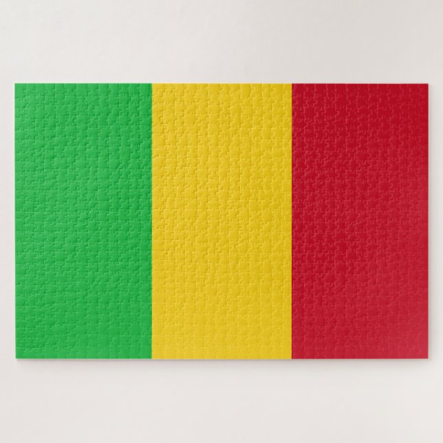 Quebra-cabeça Bandeira do Mali (Horizontal)