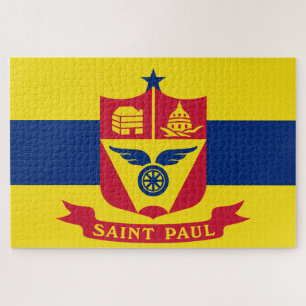Quebra-cabeça Bandeira do Santo Paul (Minnesota)