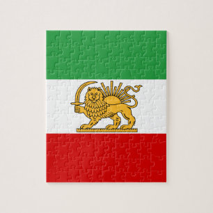 Quebra-cabeça Bandeira do Shah de 1964-1980) شیروخورشی