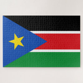 Quebra-cabeça Bandeira do Sudão do Sul (África)