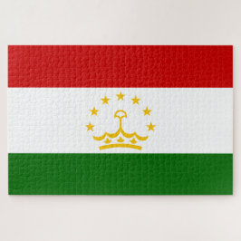 Quebra-cabeça Bandeira do Tajiquistão (Tajiquistão) (República d