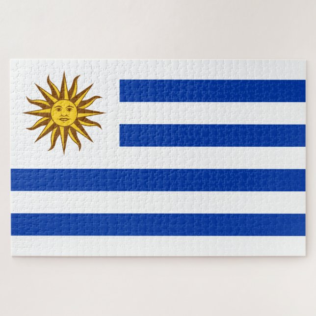 Quebra-cabeça Bandeira do Uruguai (Horizontal)