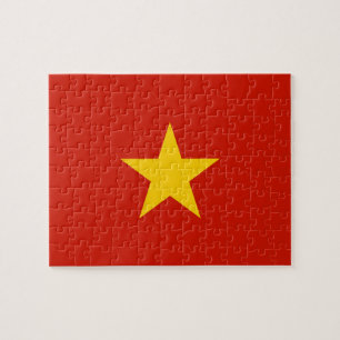 Quebra-cabeça bandeira do Vietname
