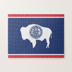 Quebra-cabeça Bandeira do Wyoming, EUA