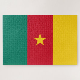 Quebra-cabeça Bandeira dos Camarões