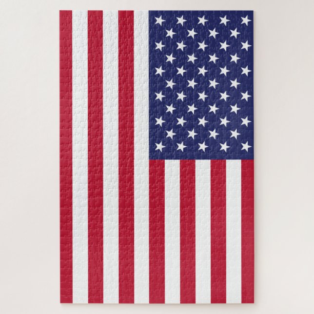 Quebra-cabeça Bandeira dos Estados Unidos da América (Vertical)