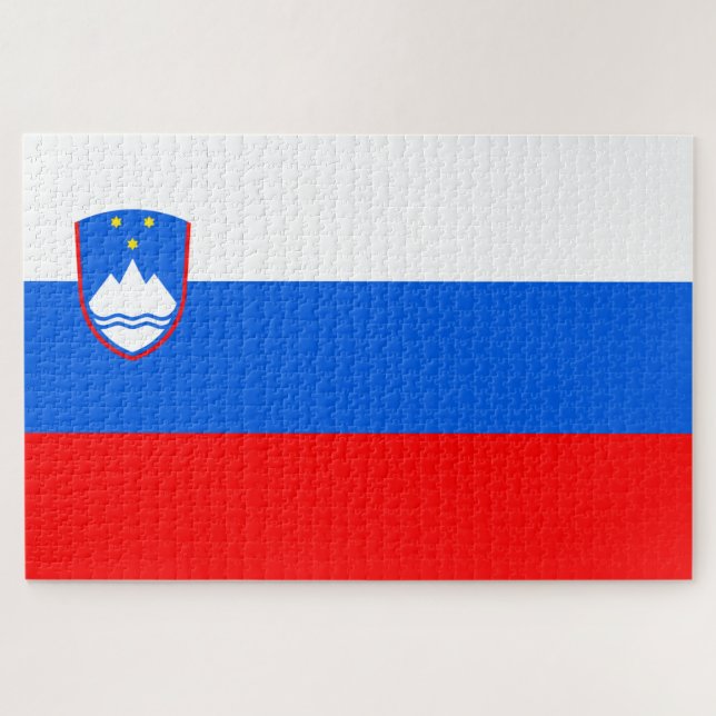 Quebra-cabeça Bandeira eslovena (Horizontal)