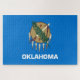 Quebra-cabeça Bandeira Estadual de Oklahoma (Horizontal)