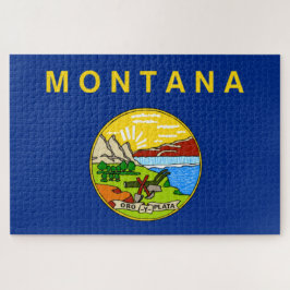 Quebra-cabeça Bandeira estatal de Montana