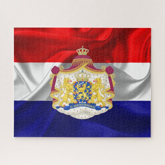 Quebra-cabeça Bandeira holandesa (Horizontal)