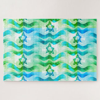 Quebra-cabeça Bandeira israelita: 1014 peças