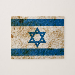 Quebra-cabeça Bandeira israelita áspera