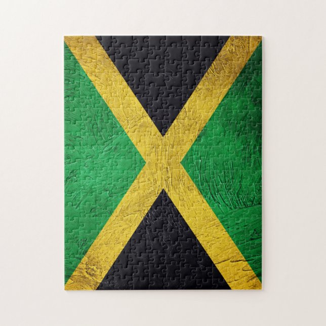 Quebra-cabeça Bandeira jamaicana (Vertical)