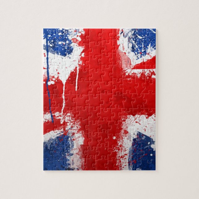 Quebra-cabeça bandeira legal da Inglaterra (Vertical)