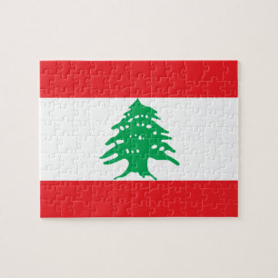 Quebra-cabeça Bandeira Nacional do Líbano