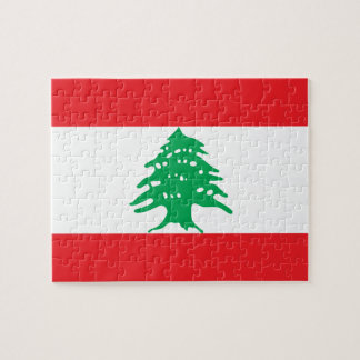 Quebra-cabeça Bandeira Nacional do Líbano