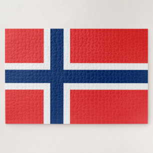 Quebra-cabeça Bandeira norueguesa (Noruega)