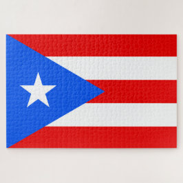 Quebra-cabeça Bandeira Porto Rico