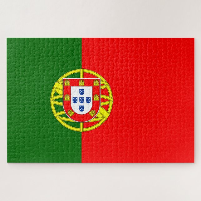 Quebra-cabeça Bandeira Portuguesa (Portugal) (Horizontal)