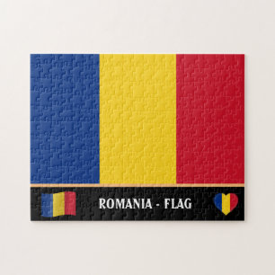 Quebra-cabeça Bandeira Romena e País Romeno / Romênia