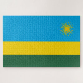 Quebra-cabeça Bandeira Ruandesa (Ruanda) (País Africano)