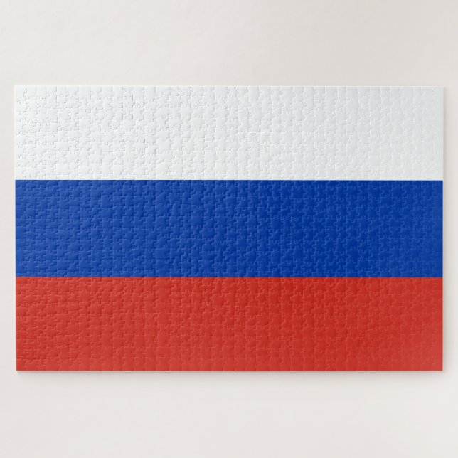Quebra-cabeça Bandeira Russa (Rússia) (Horizontal)